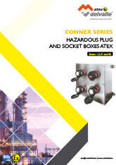 Hazardous Plugs and Socket Boxes Atex Connex · Atex Delvalle
