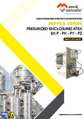 מארזים דחוסים Ex P - UL Peppex IP66 · Atex Delvalle