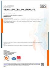Certificat ISO 45001 · Atex Delvalle