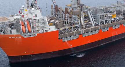 FPSO плавучая продукция · Atex Delvalle