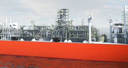 Floating production FLNG · Atex Delvalle