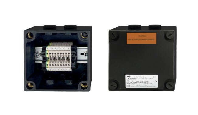 Forinstalleret Atex Junction Box · Atex Delvalle