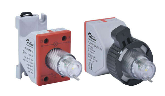 Ex-Signallampe mit Tastermodul · Atex Delvalle