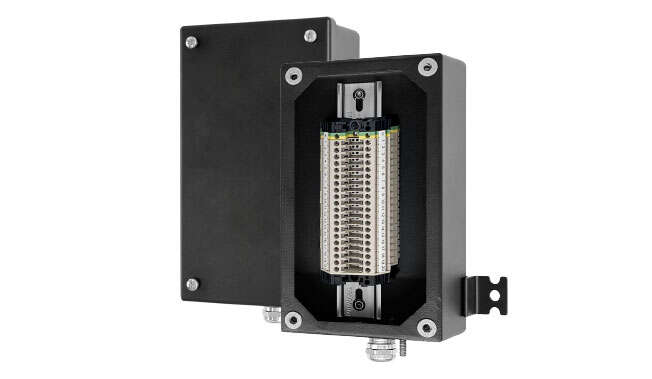 Boîtes à bornes Ex en acier galvanisé Terbox IP66 · Atex Delvalle
