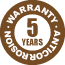 Logo 5 Jahre Korrosionsschutz · Atex Delvalle