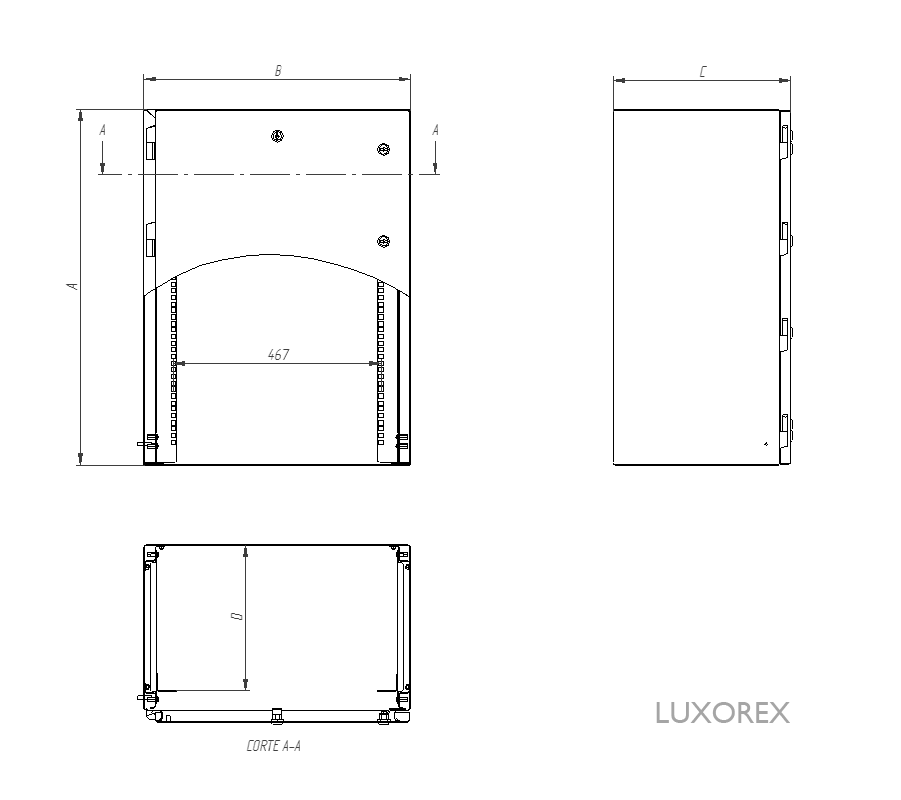 Ex Atex 19-inch rack · Atex Delvalle