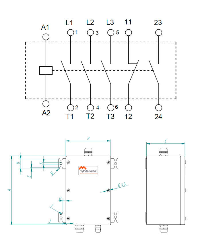 Contactor Atex de Corriente Alterna Atex y IECEx · Atex Delvalle