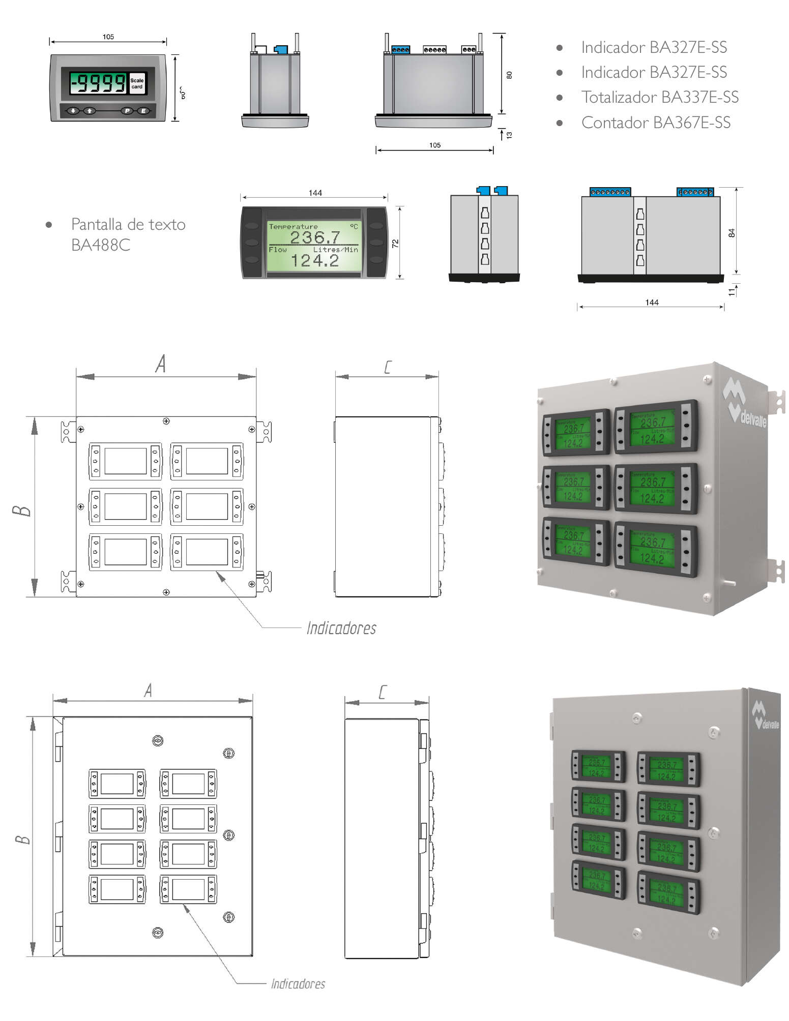 Dimensiones · Atex Delvalle