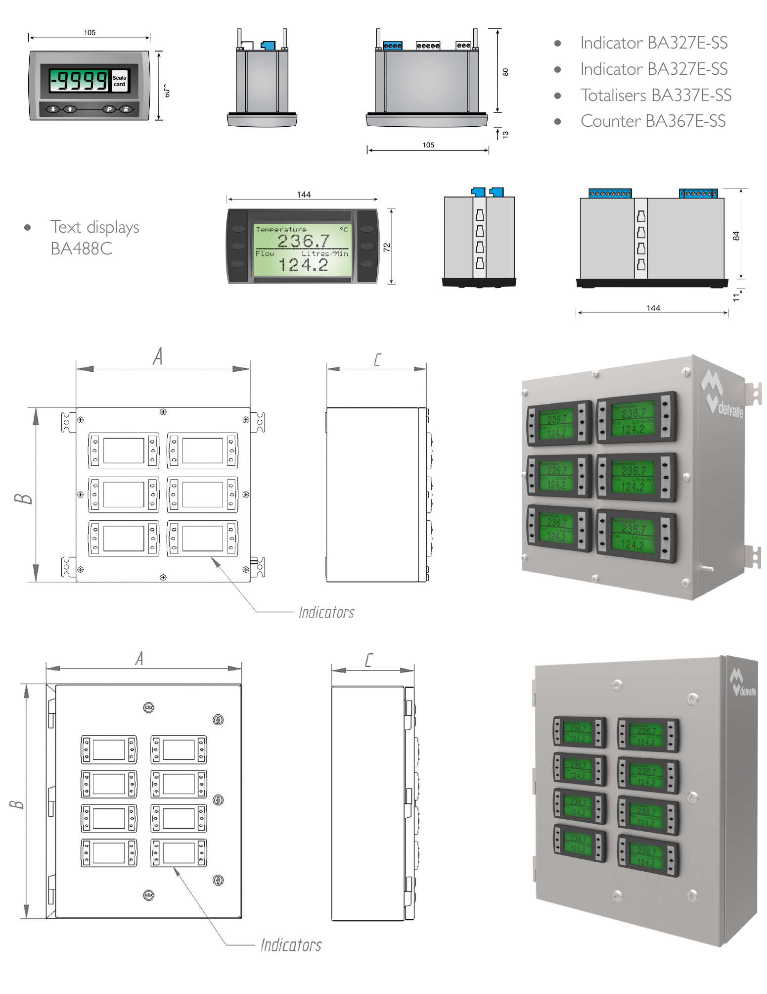 BLUEPRINT AND DIMENSIONS · Atex Delvalle