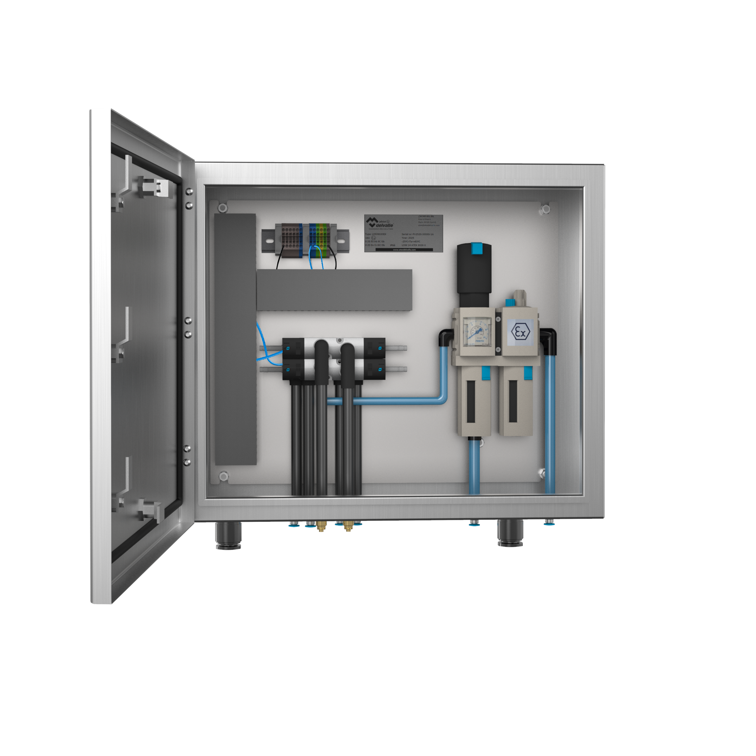 Contrôle Pneumatique ATEX · Atex Delvalle